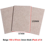 protecteurs pieds tables feutre nylon adhésifs gris clair foncé réduisent bruit antidérapants utilitaires pratiques