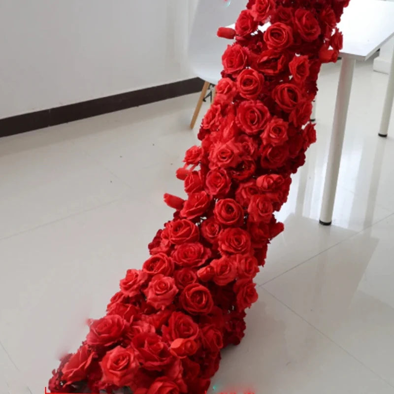 Fleurs artificielles pour arche murale mariage