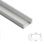 Barre lumineuse en aluminium blanc pour étagère