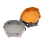 coasters cuir pliables multi usages modernes rose pâle rouge noir vert gris orange dorés