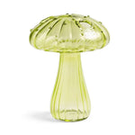 vase champignon verre transparent moderne décoration fleur verte bleue rouge orangée rose