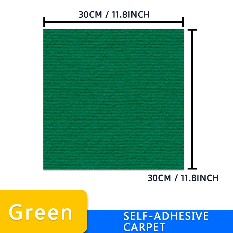tapis auto adhésifs modernes uni polyester khaki bleu gris rouge vert marronintérieur adultes