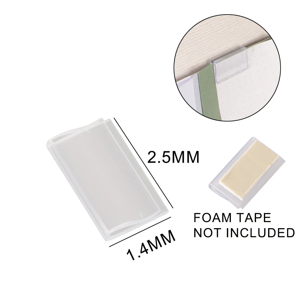 boîte rangement transparente moderne adhésif étiquette sundries sorting tag stockage armoire flexible gripper clip