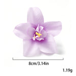 fleurs artificielles orchidées soie couronne mariage décoration cheveux accessoires fête anniversaire décoratif