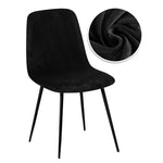 chaise moderne velours beige blanc violet rose marron orangeversible 22 48cm