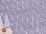 tissu coton imprimé citrons jaune gris moderne patchwork couture bricolage serviettes graphique ecofriendly
