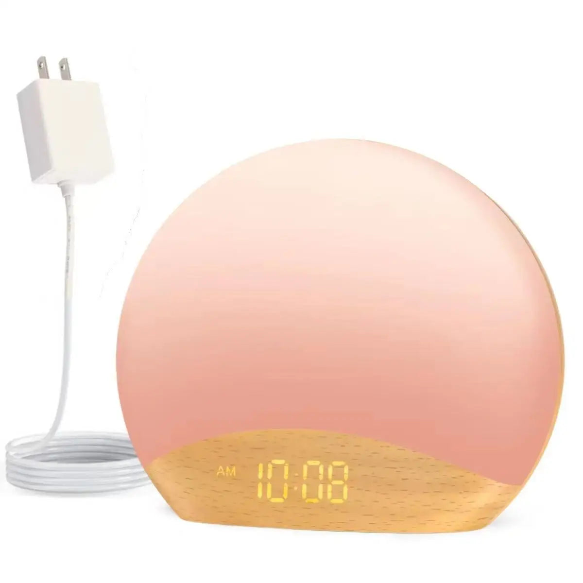 lampe ambiance graduel lever soleil affichage numerique son apaisant controle luminosite snooze stereo 5w