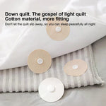 pinces antidérapantes fixatrices couvre lit blanc beige rayures modernes boucles 10 paires