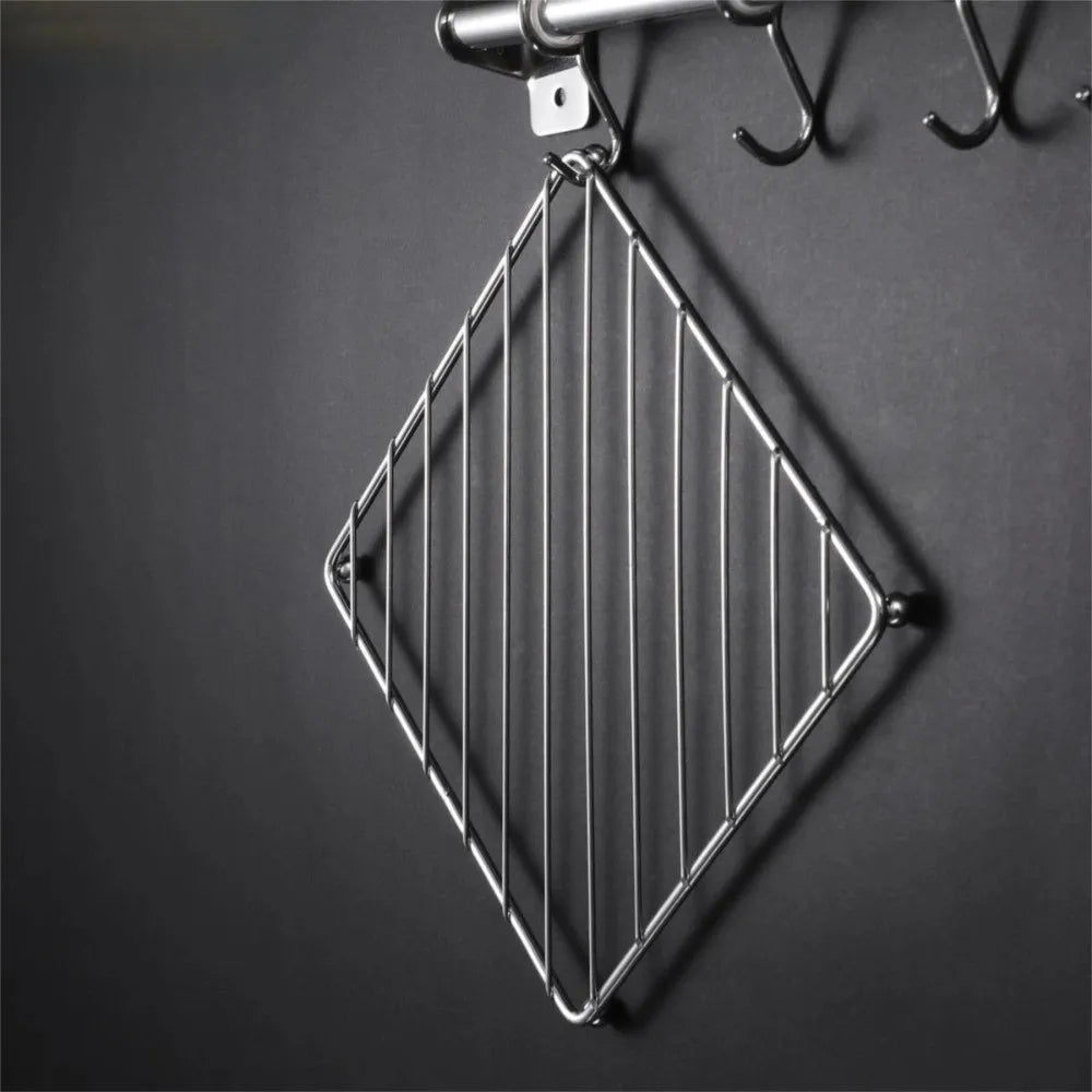 support poêle acier inoxydable moderne antidérapant isolant facile nettoyer thermorésistant tapis coussinet grille métallique