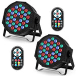 projecteur led rgb dmx controle telecommande effet scene disco professionnel