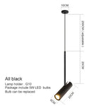 lampe suspendue moderne noir doré adhésive gu10 led ajustable chambre salon