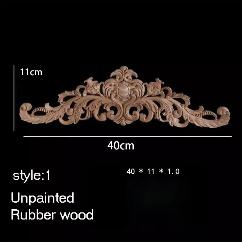 ornement decoratif bois fleur sculpte naturel classique baroque noel valentin mariage halloween pâques anniversaire
