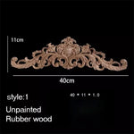 ornement decoratif bois fleur sculpte naturel classique baroque noel valentin mariage halloween pâques anniversaire