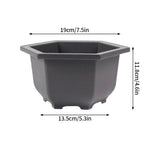 pot fleurs plastique noir moderne plante intérieure jardin décoration extérieur balcon