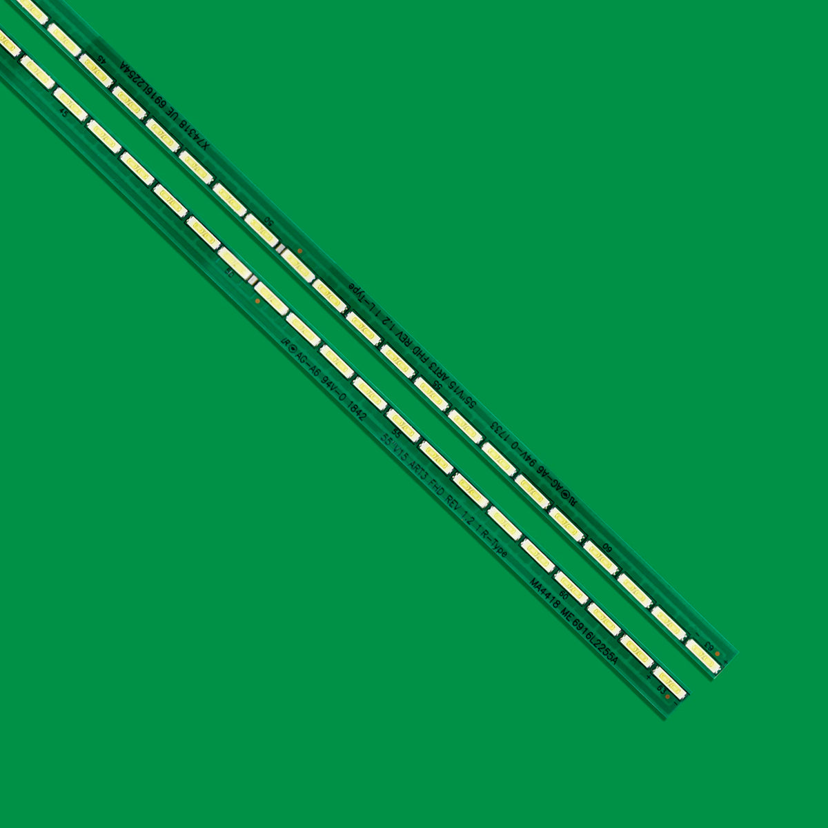 ruban led vert ligne blanche moderne connecteurs led