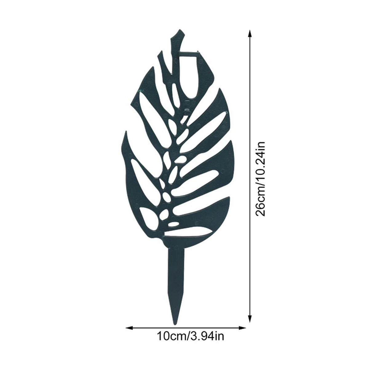 support plante feuilles stylisées moderne vert adhésif balcon jardin pot fleur fixe croissance optimale