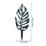 support plante feuilles stylisées moderne vert adhésif balcon jardin pot fleur fixe croissance optimale