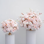 décoration mariage arbre artificiel rose clair fleurs modernes élégantes extérieurintérieur événement floral