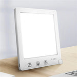 lampe bois naturel blanc moderne réglable clips contrôle tactile
