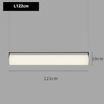 pendentif led acrylique blanc moderne minimaliste couleurs réglable 4000k 3000k 6000k