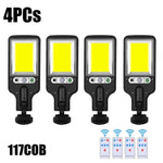 lampe rue solaire moderne noire led ip65 extérieure capteur mouvement fixée vis