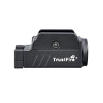 lampe poche rechargeable 800 lumens ip64 aluminium noir tactical moderne