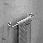 porte serviettes bain mural acier inoxydable noir mat moderne salle bain