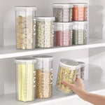conteneur réfrigerateur transparent moderne 600ml 800ml 1000ml 1500ml scellé réutilisable sans motif