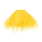 jupette tutu tulle femme classique élastique opaque mini blanc rose violet