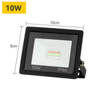 projecteur led rgb 220v ip66 étanche noir moderne bras articulé cordon long