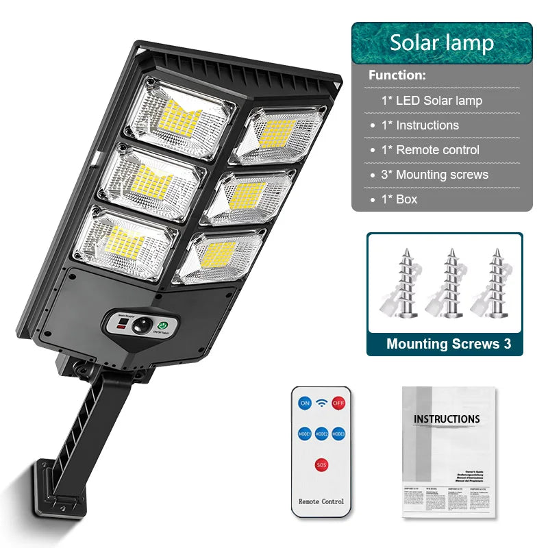 lumière solaire led extérieure ip68 détecteur mouvement 18 lumières moderne noir abs