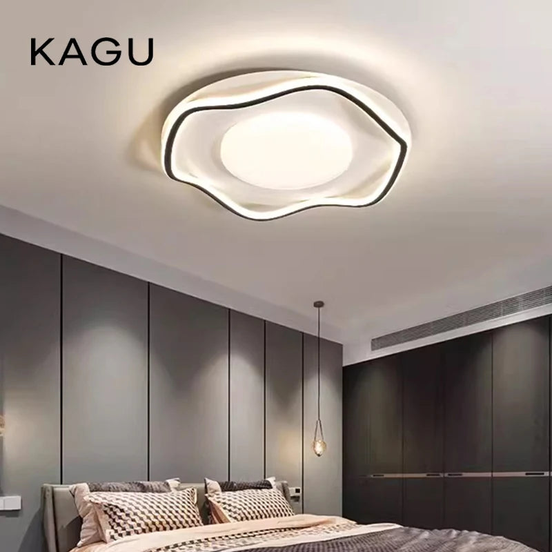 plafonnier led moderne blanc minimaliste éclairage quotidien télécommande 20+luminaires 10 15m² cuisine salle manger