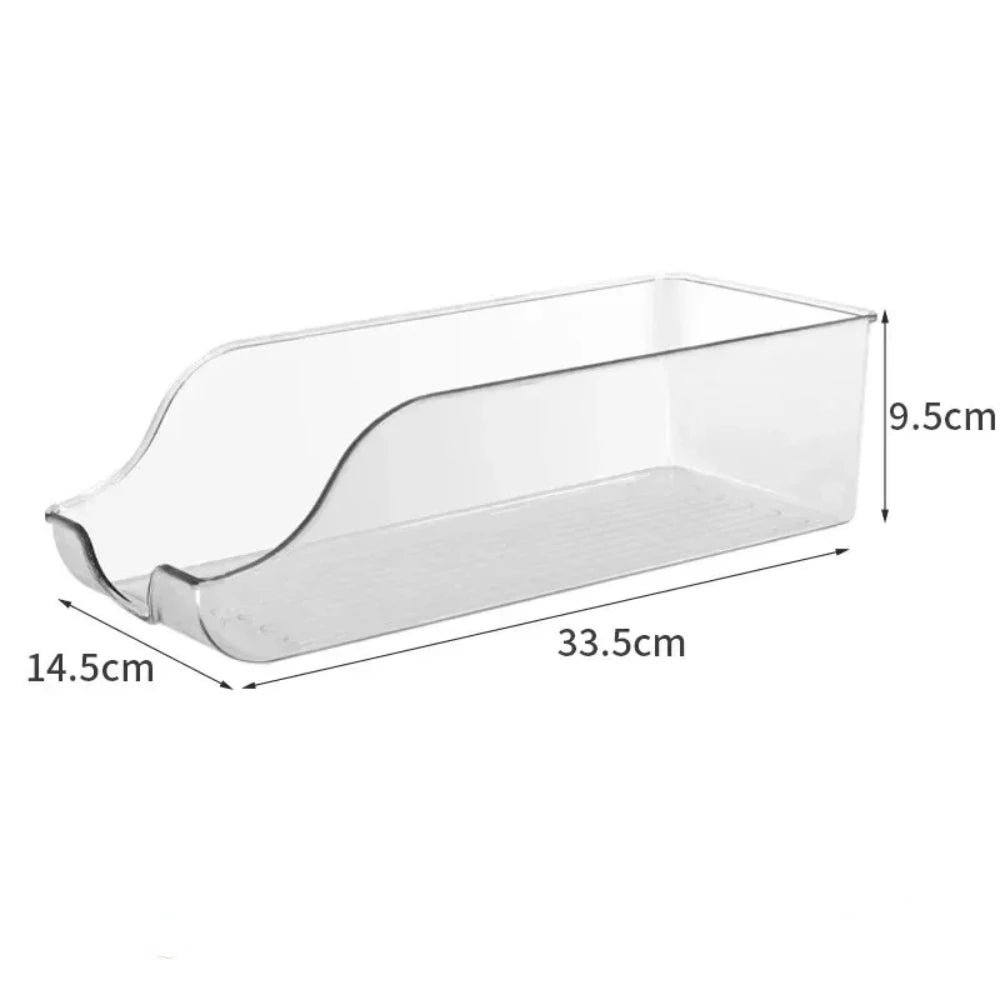 organisateur canettes réfrigérateur transparent clips rangement moderne plastique utilisation multiple