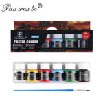 peintures acryliques 12 couleurs bleu vert rouge jaune noir violet modernes toile verre papier