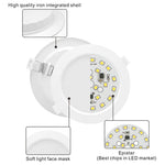 plafonnier led blanc moderne 6w 9w 12w 18w 24w 220v clips instructions