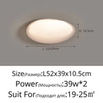 plafonnier moderne blanc rond éclairage quotidien surface opaque lumière led ultra mince