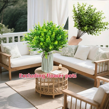 plantes artificielles decoration maison exterieur arbres vert feuilles brillantes moderneextérieur