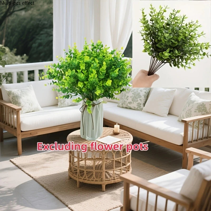 plantes artificielles decoration maison exterieur arbres vert feuilles brillantes moderneextérieur