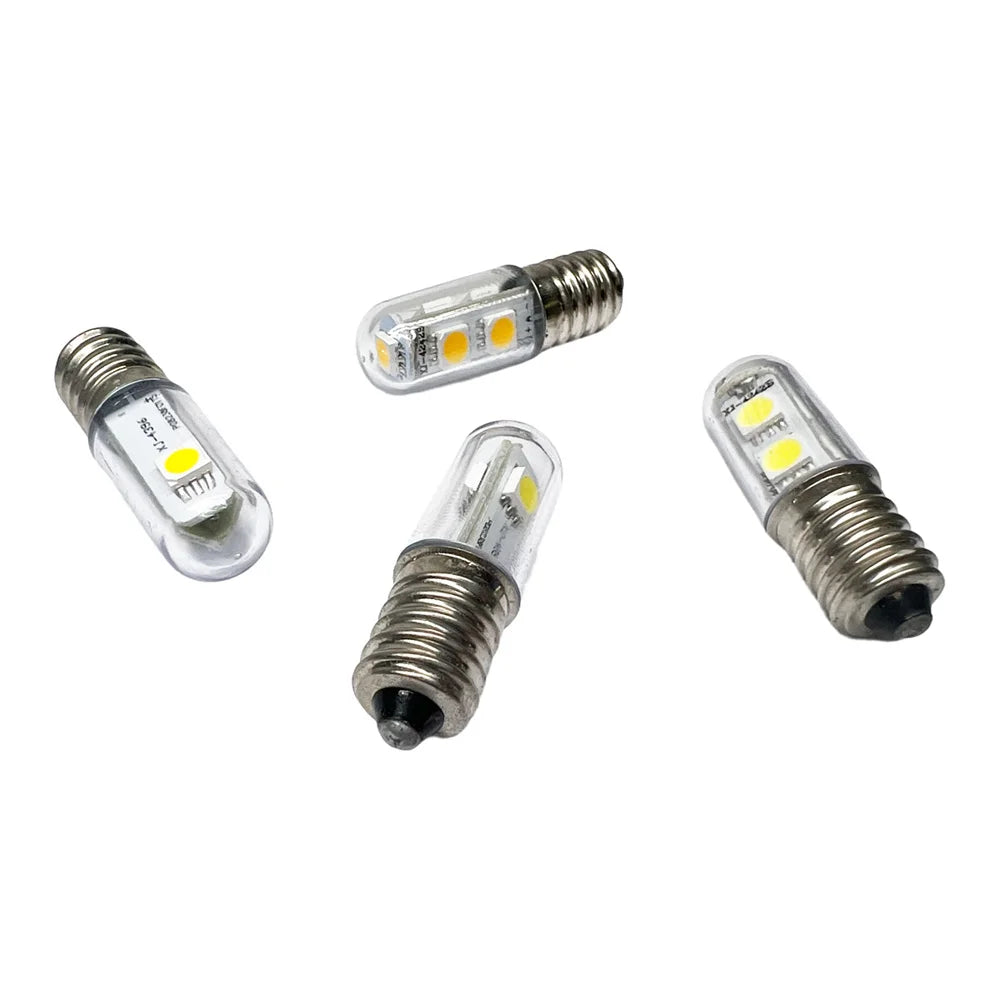 ampoule led e14 e12 1w transparente jaune moderne cuisine réfrigérateur 360° ip65 15000h