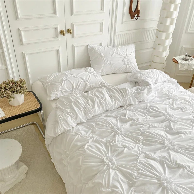 Ensemble literie housse de couette et taies d'oreiller