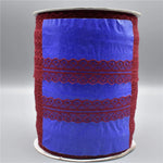 ruban dentelle fine blanc bleu rouge rose violet beige 28mm mariage décoration classique��