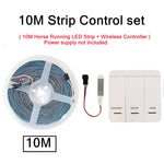 ruban led blanc 24v 10m contrôleur sans fil included led strip adhesive