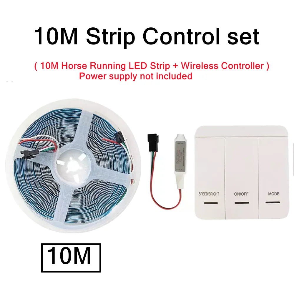 ruban led blanc 24v 10m contrôleur sans fil included led strip adhesive
