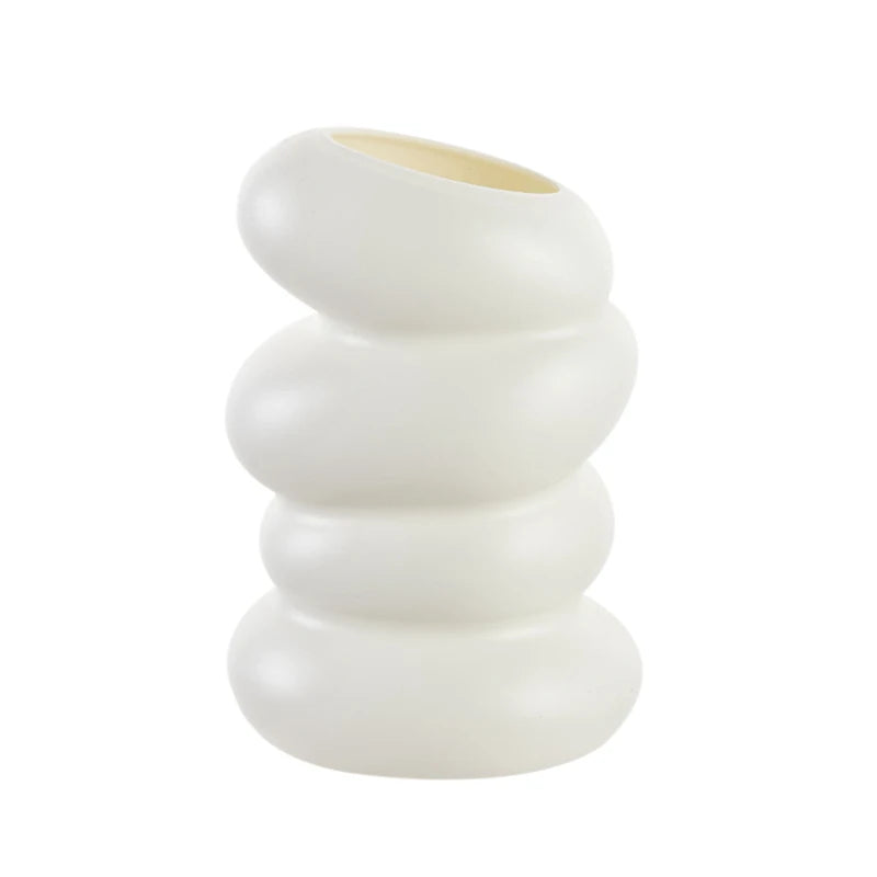 vase moderne plissé opaques couleurs pastel décoration intérieure table chambre coucher