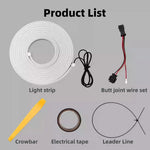 ruban led blanc flexible 12v ambre rgb voiture moderne facile kit décoration
