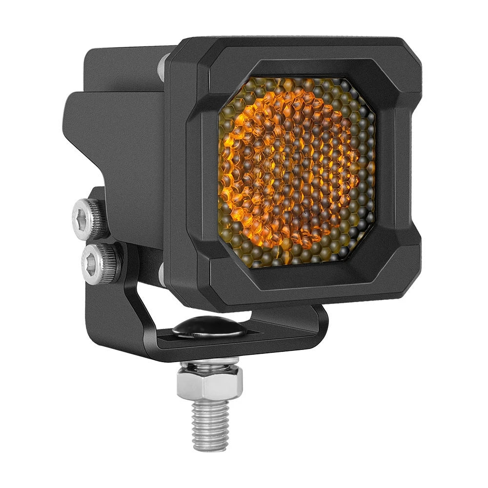 feux travail led noir 50w ip68 étanche ajustables haute luminosité off road unique optique