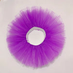 Jupe tutu tulle opaque classique multicolore adulte princesse plissée mini dài dessus genou