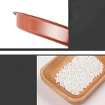 assiettes rondes plastique blanc rougebrun modernes plateformes plante concentriques 120 140 160 180