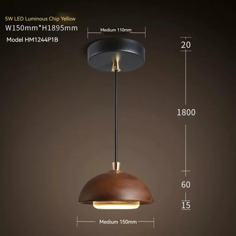 Lampe suspendue LED moderne métal forgé interrupteur bouton design hall restaurant éclairage blanc robuste