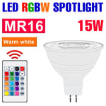 ampoule led e27 gu10 mr16 e14 blanc moderne télécommande 24touches variable ambiance chambre
